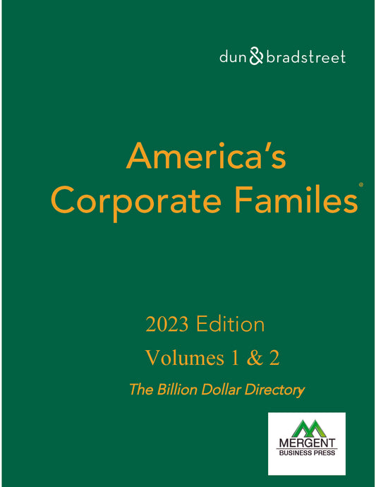 America's Corporate Families (Volumes 1 & 2)