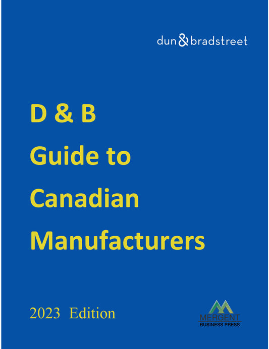 Guide to Canadian Manufacturers - Central Region