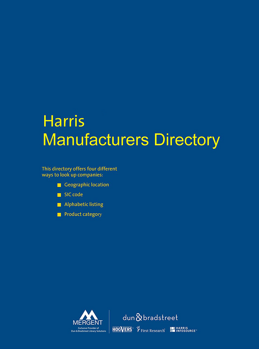 Harris CT Manufacturers Directory